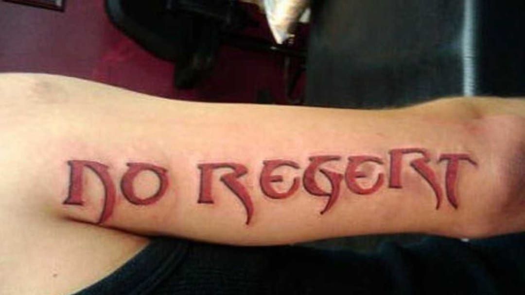 Say What?! Lettering Tattoo Fails • Tattoodo