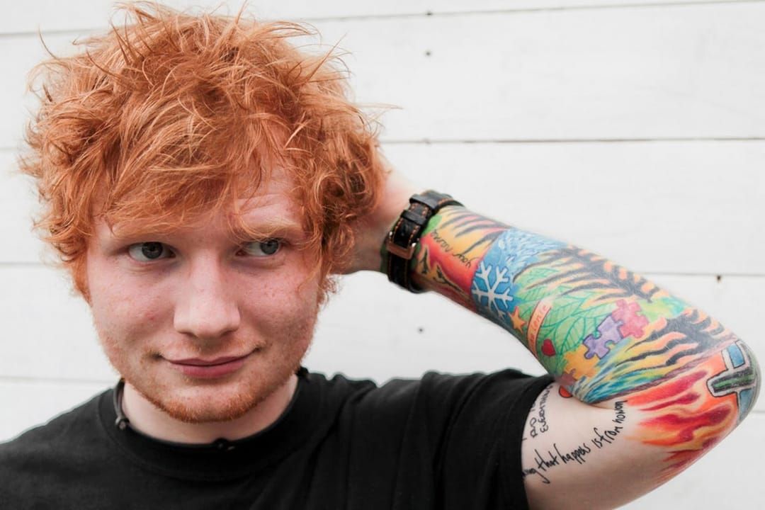 Ed Sheeran gets lion tattoo  English Movie News  Times of India