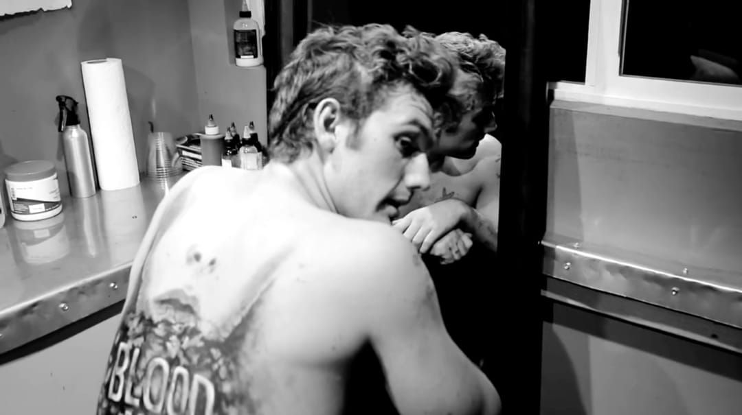Alex Pettyfer What Goes Around Comes Around tattoo  Amor
