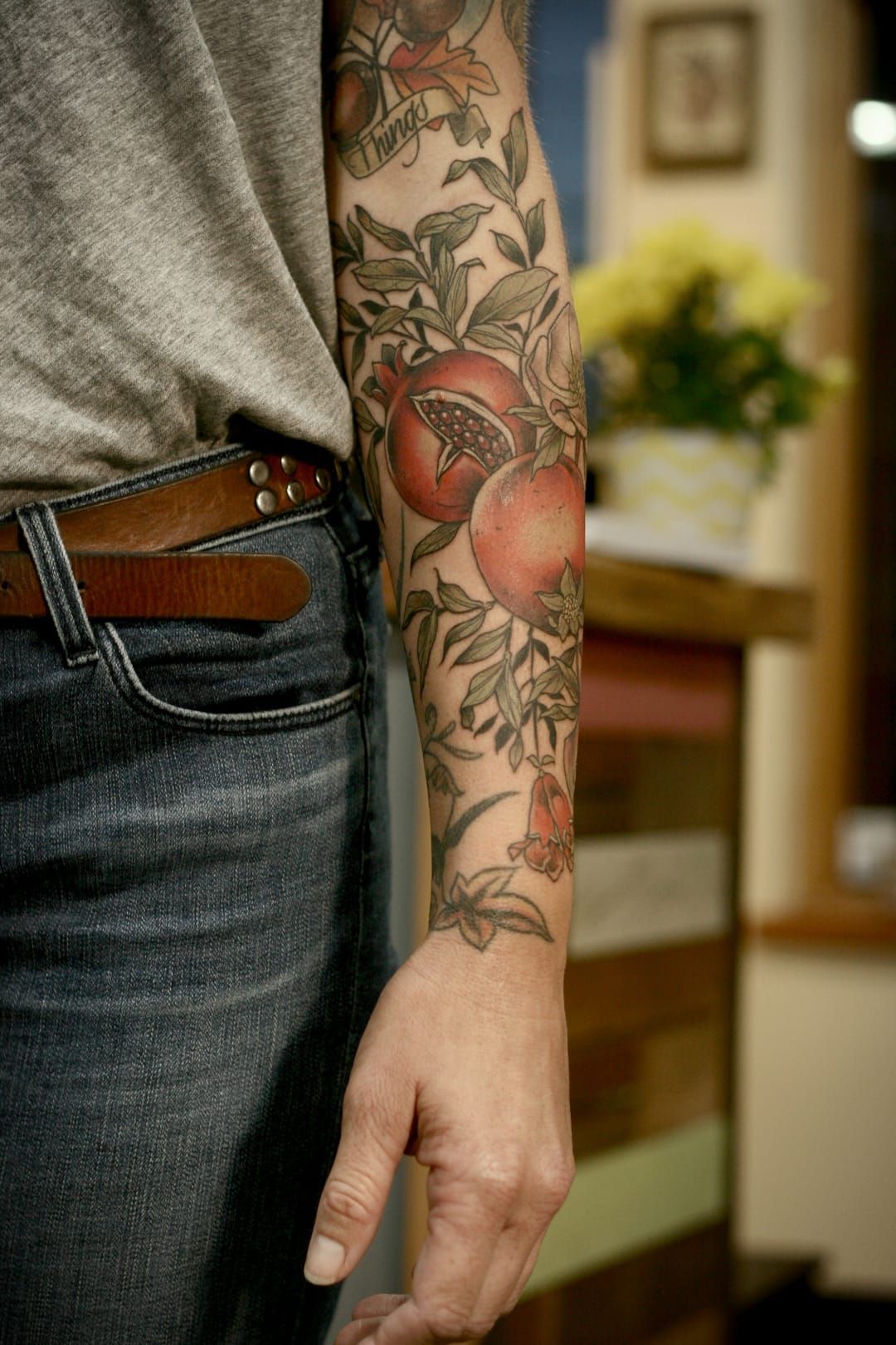 30 Luscious Pomegranate Tattoos • Tattoodo