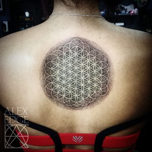 Flower of Life Tattoo by Alex Edge