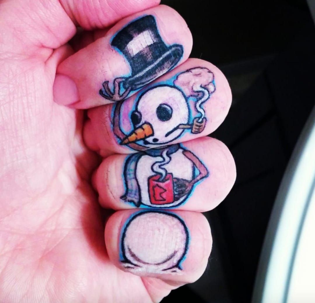 10 Wonderful Snowman Tattoos  Tattoodo