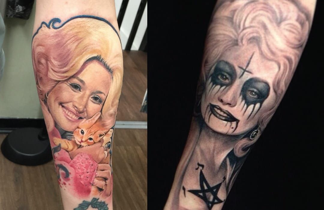 Dolly Parton Tattoo Design Idea  OhMyTat