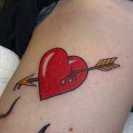 💘 from my flash! DM to book in Sunday - Wednesday. . . . . . #heart #hearttattoo #tattooflash #flashtattoo #manchestertattoo