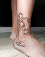 Coiled Snake and Grass