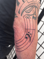 Musical Staff Tattoo