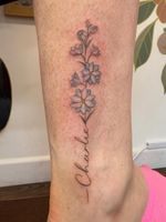 A couple of pretty little ones for Laura and Lauren #wildflowertattoo #delphiniumtattoo #colourtattoo #colouredfloraltattoo #prettytattoo #girlytattoo #lymingtontattoo #southamptontattoo #southamptontattooartist #bournemouthtattoo #bournemouthtattooartist
