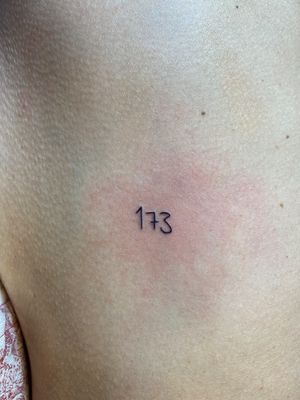 Small lettering tattoo style