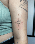 Grey wash dotted sparkle from my flash! 