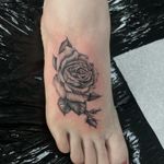 Black and Gray Rose with Buds