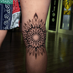 Mandala Knee Tattoo