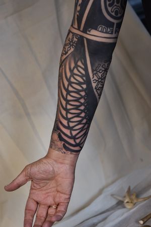 Ornamental tattoo style