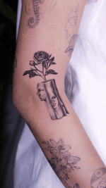 Vase and Faces Tattoo