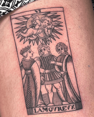 Tarot Card Tattoo
