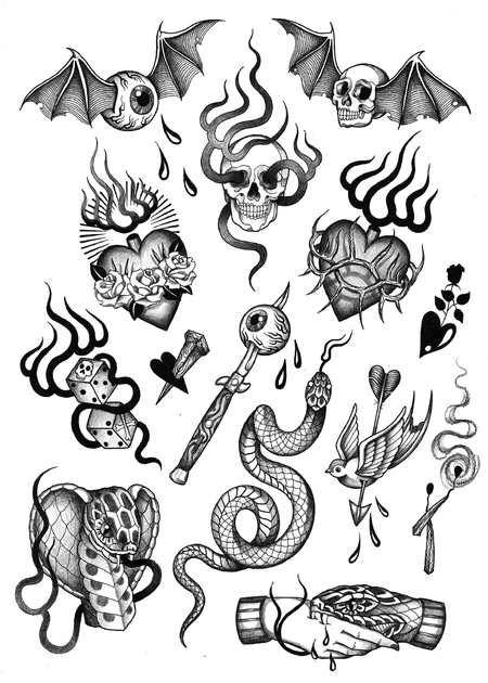 Flash tattoo