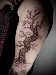 Twisted Bare Tree