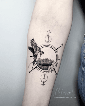 Blackwork tattoo style