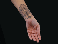 Floral Wrist Tattoo
