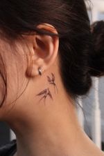 Two Swallows Tattoo