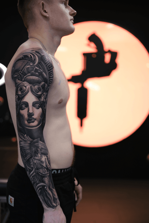 Medusa Portrait Sleeve