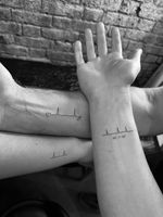 Heartbeat Tattoo with Date