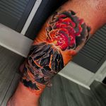 🌋#volcano @bwhtattoo @bishoprotary @fusion_ink @starrtattoosupplies @butterluxe_uk #barcelona #barcelonatattooartist