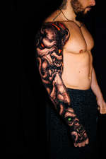 Demon Sleeve Tattoo