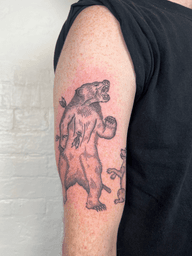 Bear with Arrows