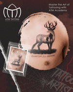 Deer Silhouette with Family