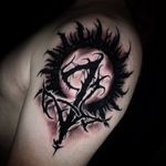 I had an awesome time putting together this @insomniumofficial tattoo, based on the concept of their album Shadows of the Dying Sun! Thanks again Ryan! Proudly sponsored by: @saniderm ProTeam @phucstyxtattoosupply @blackworkgloves @blackwork_supply @peakneedles @axysrotary Much love and happy Monday 🤘🤘 #insomnium #insomniumofficial #band #bandtattoo #metal #metaltattoo #bandtribute #melodicdeathmetal #metalmusic #metalfan #metalfans #darkart #darkartist #gothtattoos #gotharts #blackwork #blackworktattoo #sanidermproteam #symbol #darklettering #calligramer #shadowsofthedyingsun #metalhead #tribute #blackworktattoos #music #musictattoo #sullenclothing #sullenfamily #sullenartcollective @braniderm @saniderm_danny @industryinks @cannainkd @mohawkmatt_sfv @rawpigments @vegvisirbodyart @allegoryink @surreal_tattoo_dark