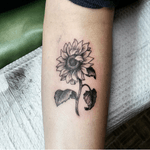 Sunflower by Myles #sunflower #flower #blackandgrey 