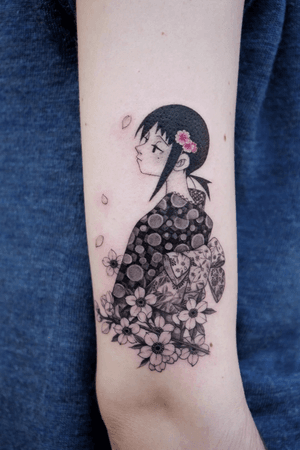 Anime tattoo style