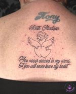 I had the pleasure of doing this memorial piece for @mandybarritt in honour of beautiful energy that will always be in our thoughts, Thank you so much for trusting me with this it was a honour 🕊️🪽💛 (Tony not done by me) #tatto #tattooapprenticeship #tattooaprentice #tattooist #scripttattoo #memorialtattoo #masttattoomachine #inked #inkedlife #tattoocomunity #angeltattoo #quotetattoo #startattoo #tattoosmk #miltonkeynestattoo #serenityink #bletchley #bletchleytattoo #mktattoo #miltonkeynes #bletchley