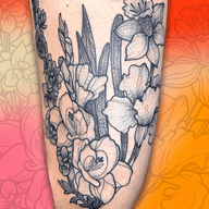 Floral Tattoo
