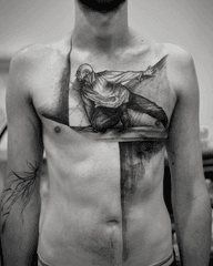 Geometric Man Tattoo