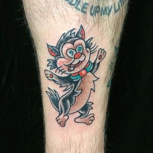 Tattoo uploaded by Fine Line Tattoo • Crazy cat by Dale! • Tattoodo Tattoo uploaded by Fine Line Tattoo • Crazy cat by Dale! • Tattoodo