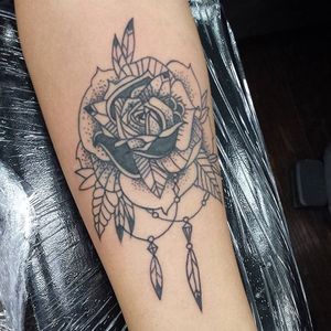 A #beautiful #rosetattoo done by our #talented Ali Agarth #fantasypartytattoos #tattoo #tattoos #ink #inked #inkedup #newyorktattoo