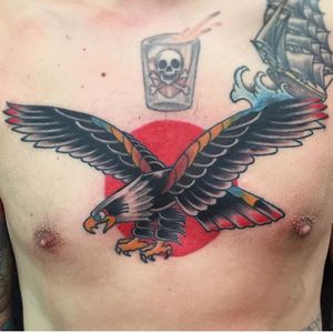 This nice chest piece was done by prospect_tattoos