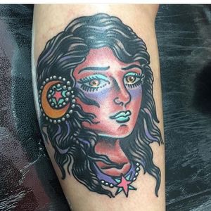 Lady of the night done by prospect_tattoos 