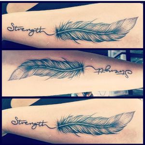 #feather #youngisblessed #tattoobyyoung