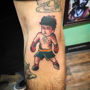 Cant go wrong with this classic! Tattoo by Sweety, 
#nyhc #newyorkhardcore #nyhctattoos #newyorkhardcoretattoos #sweetytattoo #traditional #kidslug #tattoo