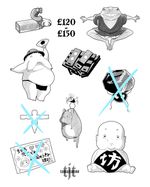 Size: Around palm-hand size Arms or legs only - message me for other placements/sizes :) 