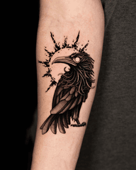 crow tattoo
