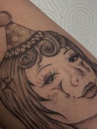 Chicano Style Payasa Tattoo