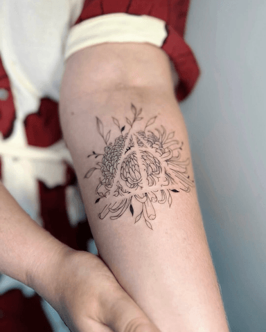 Tattoo work at Downtown Paris tattoo