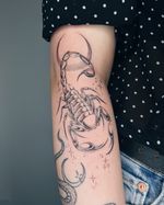 Scorpion 🦂✨ Thankyou girlie anca_ionescu for getting this as the perfect birthday gift🫶🏽 Done during the stay in @akari.studio_ in nottingham❤️ #tattoos #tattoodesign #scorpion #scorpiontattoo #armtattoo #gapfiller #gapfillertattoo #nottinghamtattoo #nottinghamtattooist #tattooguest #tattooguestspot #londontattooartist #londonlife #tattoolife #tattooartist