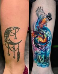 Galaxy Bird Cover-up
