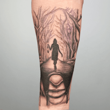 Forest Path & Face