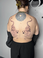 Tiger Back Tattoo