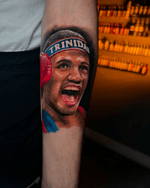 Boxer Portrait Tattoo
